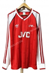 88-91 Retro Version Arsenal Home Red Thailand LS Soccer Jersey AAA-7505