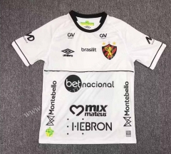 (with ads）2023-24 Sport Recife Away White Thailand Soccer Jersey AAA-417