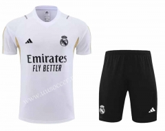 2023-24 Real Madrid White  Soccer uniform-7411