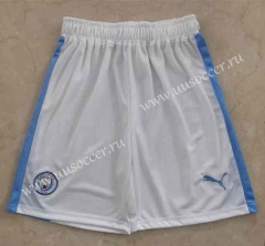 2023-24 Manchester City Home White  Thailand Soccer Shorts