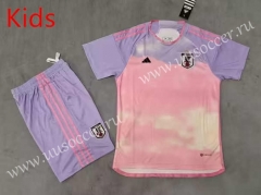 2023-24 Japan Pink  Kids/Youth Soccer Uniform-3454