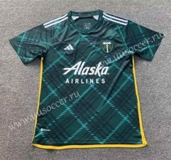 2023-24 Portland Timbers Home Green Thailand Soccer Jersey AAA-512