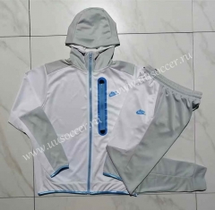 2023-24  Nike White Soccer Jacket UniformWith Hat -815