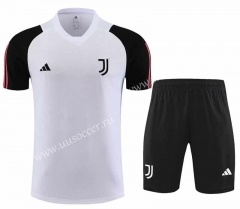 2023-24 Juventus FC White Thailand Soccer  Uniform-7411