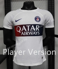 Player version   2023-24 Paris SG Away White  Thailand Soccer jersey AAA-888