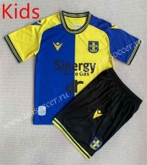 2023-24 Hellas Verona Blue&Yellow kids  Soccer Uniform-AY