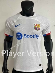 Player Version 2023-24  Barcelona  Away White Thailand Soccer Jersey AAA-807