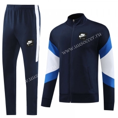 Nike Royal Blue Soccer Jacket Uniform -LH