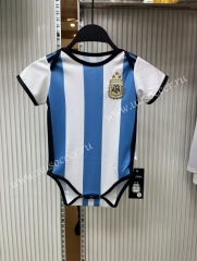 2022-23 Argentina Home Blue and White Baby Soccer Uniform