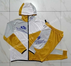 2023-24  Nike Yellow Soccer Jacket UniformWith Hat -815