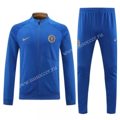 2023-24 Chelsea Blue Soccer Thailand Jacket Uniform-7411