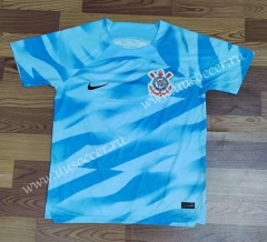 2023-24   Corinthians  Goalkeeper Blue Thailand Soccer Jersey AAA-2483