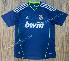 10-11 Retro Version   Real Madrid Away Royal Blue  Thailand Soccer Jersey AAA-6157