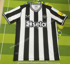 （s-4xl）2023-24  Newcastle United Home Black&White  Thailand Soccer Jersey AAA-5305