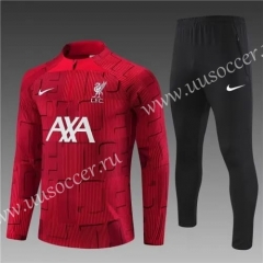 2023-24  Liverpool Red  Thailand Soccer Tracksuit Uniform
