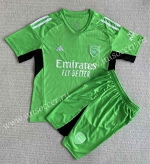 2023-24 Arsenal goalkeeper Green Soccer Uniform-AY