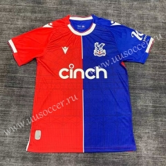 2023-24 Crystal Palace Home Red&Blue  Thailand Soccer Jersey AAA