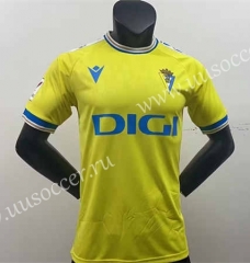 Player version 2023-24 Cádiz CF Home Yellow  Thailand Soccer Jersey AAA-0009
