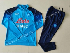 （s-3xl）2023-24 SSC Napoli Blue Thailand Soccer Tracksuit Uniform-GDP