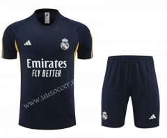 2023-24 Real Madrid Royal Blue Soccer uniform-7411