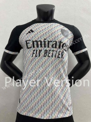 Player version 23-24   Arsenal Black&White  Thailand Soccer Jersey AAA-2016