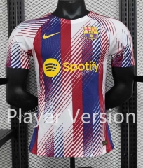 Player version 2023-24 Barcelona Red Blue Thailand Soccer Training Jersey-888