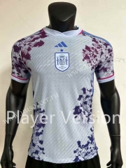 Player version 2023-24 Spain Away Blue Thailand Soccer Jersey AAA-1959