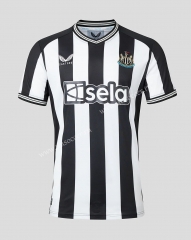 2023-24  Newcastle United Home Black&White  Thailand Soccer Jersey AAA