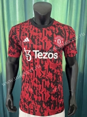 2023-24 Manchester United Red Thailand Soccer Training Jersey-305