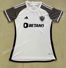 2023-24 Atlético Mineiro Away  White Female Thailand Soccer Jersey-0009
