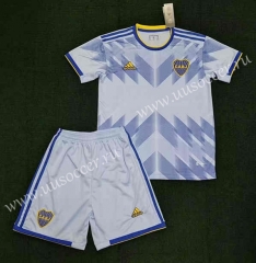 2023-24 BOCA Juniors 2nd Away Light Blue  Soccer Uniform-3454