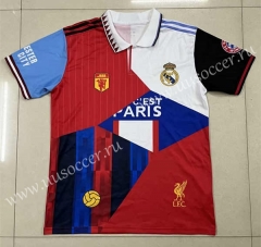 2023-24  joint version Real Madrid  Red&White Thailand Soccer Jersey AAA-305