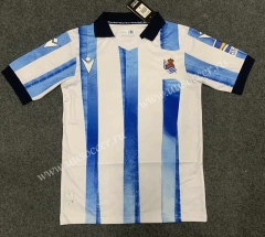 2023-24 Real Sociedad Home Blue&White Thailand Soccer Jersey AAA-GB