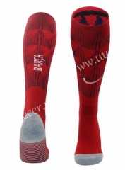 2023-24 Barcelona Home Red&Blue kids  Soccer Socks