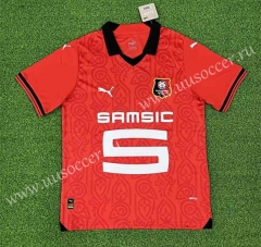 （s-4xl）2023-24 Stade Rennais Home Red Thailand Soccer jersey AAA-403