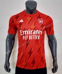 2023-24 Arsenal Red Thailand Soccer Training Jersey-416