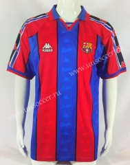 95-97 Retro Version Barcelona Home Red&Blue  Thailand Soccer Jersey AAA-503