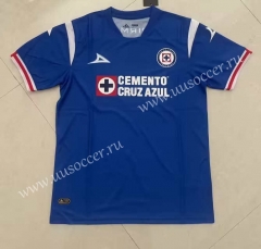 (s-4xl)2023-24 Cruz Azul Home Blue Thailand Soccer Jersey AAA-818