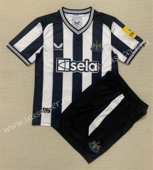 2023-24 Newcastle United Home White&Black Soccer Uniform-AY