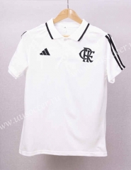 2023-24 Flamengo White Thailand Polo -2044