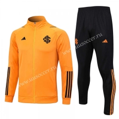 2023-24 Brazil SC Internacional Orange  Thailand Soccer Jacket Uniform -815