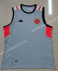 2023-24 CR Vasco da Gama Light Gray Thailand Soccer Vest AAA-817