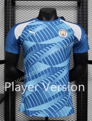 Player version 2023-24 Manchester City  Blue Thailand Soccer Training Jersey-888
