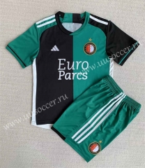 23-24 Feyenoord Rotterdam Black&Green Soccer Uniform-AY