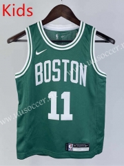 Boston Celtics Green #11  kids NBA Uniform-311