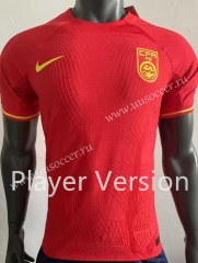 Player version 23-24 China Home Red  Thailand Soccer Jersey AAA-518