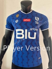 Player Version 2023-24 Al Hilal Home Blue Yellow Thailand Soccer Jersey-SJ