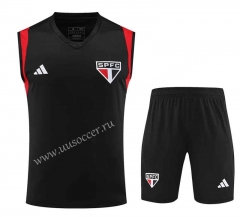 2023-24 São Paulo FC Black  Vest Soccer uniform-418