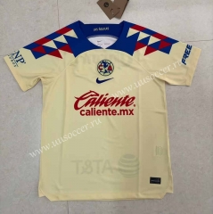 （s-4xl）2023-24 Club América Home Yellow Thailand Soccer Jersey-818