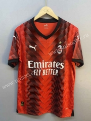 (s-4xl)2023-24  AC Milan Home Red&Black Thailand Soccer Jersey AAA-GB